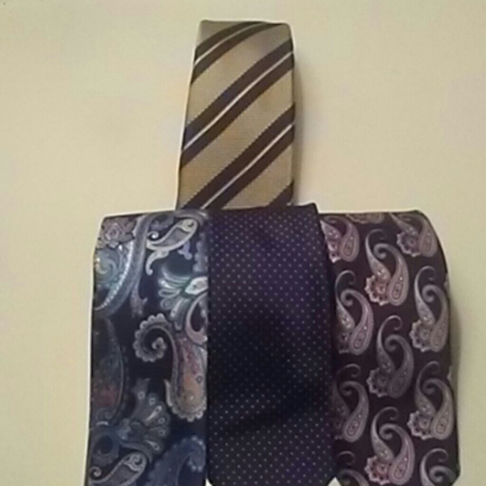 4 top of the line Italian neckties